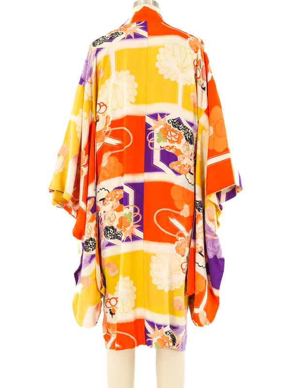 Multicolor Floral Kimono Jacket arcadeshops.com