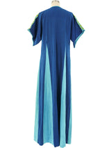 Josefa Indigo Tassel Caftan Dress arcadeshops.com