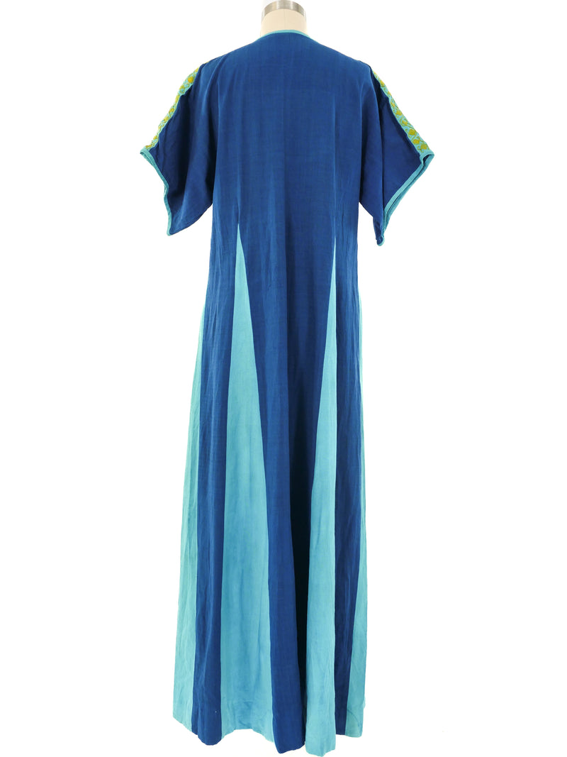 Josefa Indigo Tassel Caftan Dress arcadeshops.com