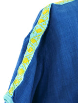 Josefa Indigo Tassel Caftan Dress arcadeshops.com