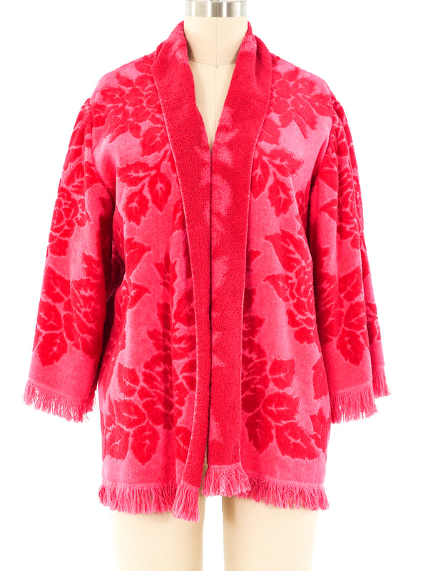 Pink Terrycloth Jacket Jacket arcadeshops.com