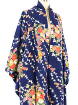Japanese Floral Print Kimono Jacket arcadeshops.com