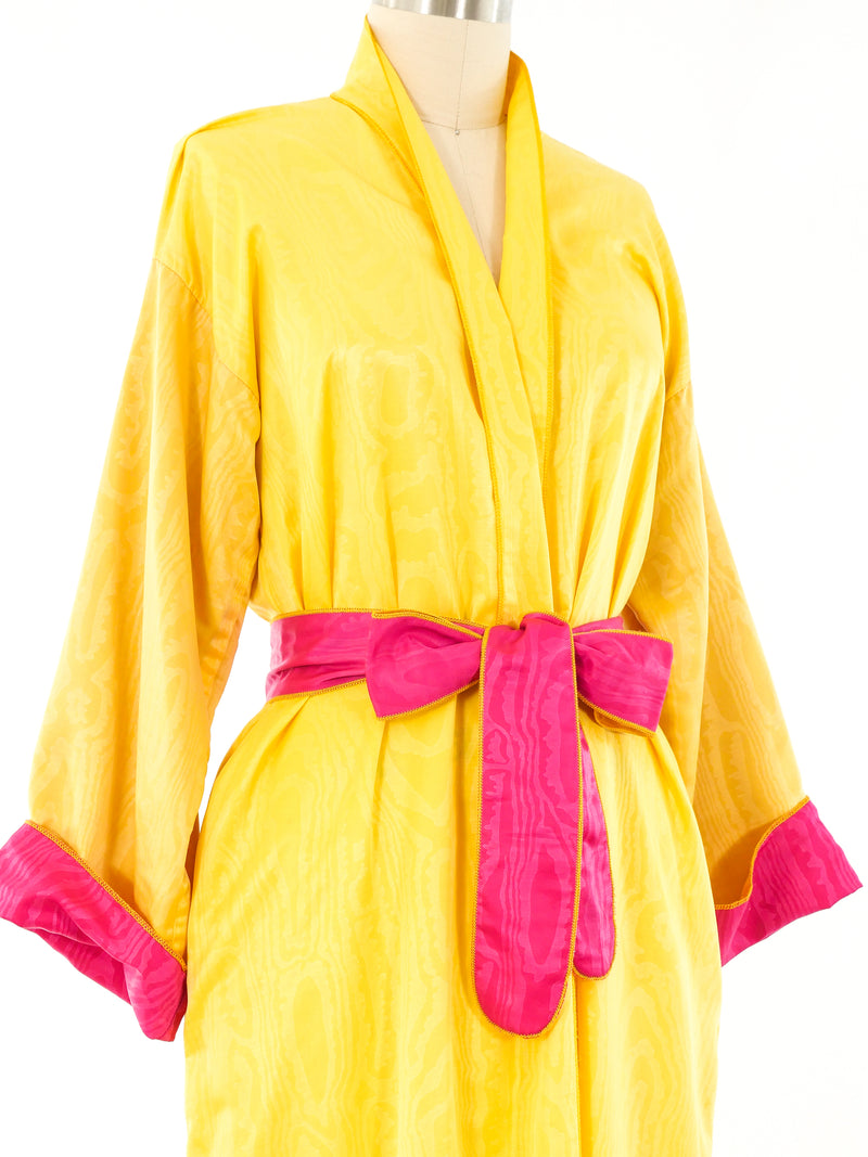 Fernando Sanchez Sunflower Satin Robe