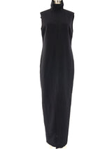 Burberry Funnel Neck Sleeveless Gown Dress arcadeshops.com