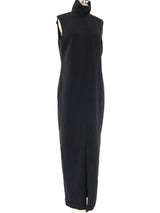 Burberry Funnel Neck Sleeveless Gown Dress arcadeshops.com