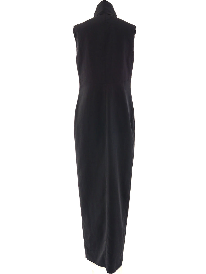 Burberry Funnel Neck Sleeveless Gown Dress arcadeshops.com
