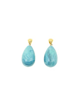 Yves Saint Laurent Turquoise Teardrop Earrings Accessory arcadeshops.com