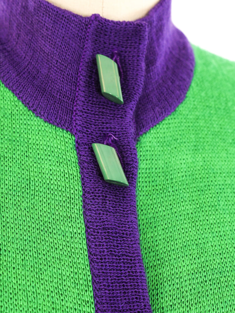 Yves Saint Laurent Colorblock Knit Jacket Jacket arcadeshops.com