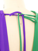 Giorgio di Sant'Angelo Colorblock Wrap Top Top arcadeshops.com