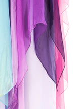 Giorgio di Sant'Angelo Layered Chiffon Rainbow Skirt Bottom arcadeshops.com