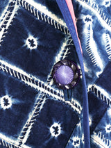 Reversible Tie Dye Quilted Maxi Coat Jacket arcadeshops.com