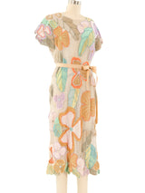 Pastel Floral Crochet Dress Dress arcadeshops.com