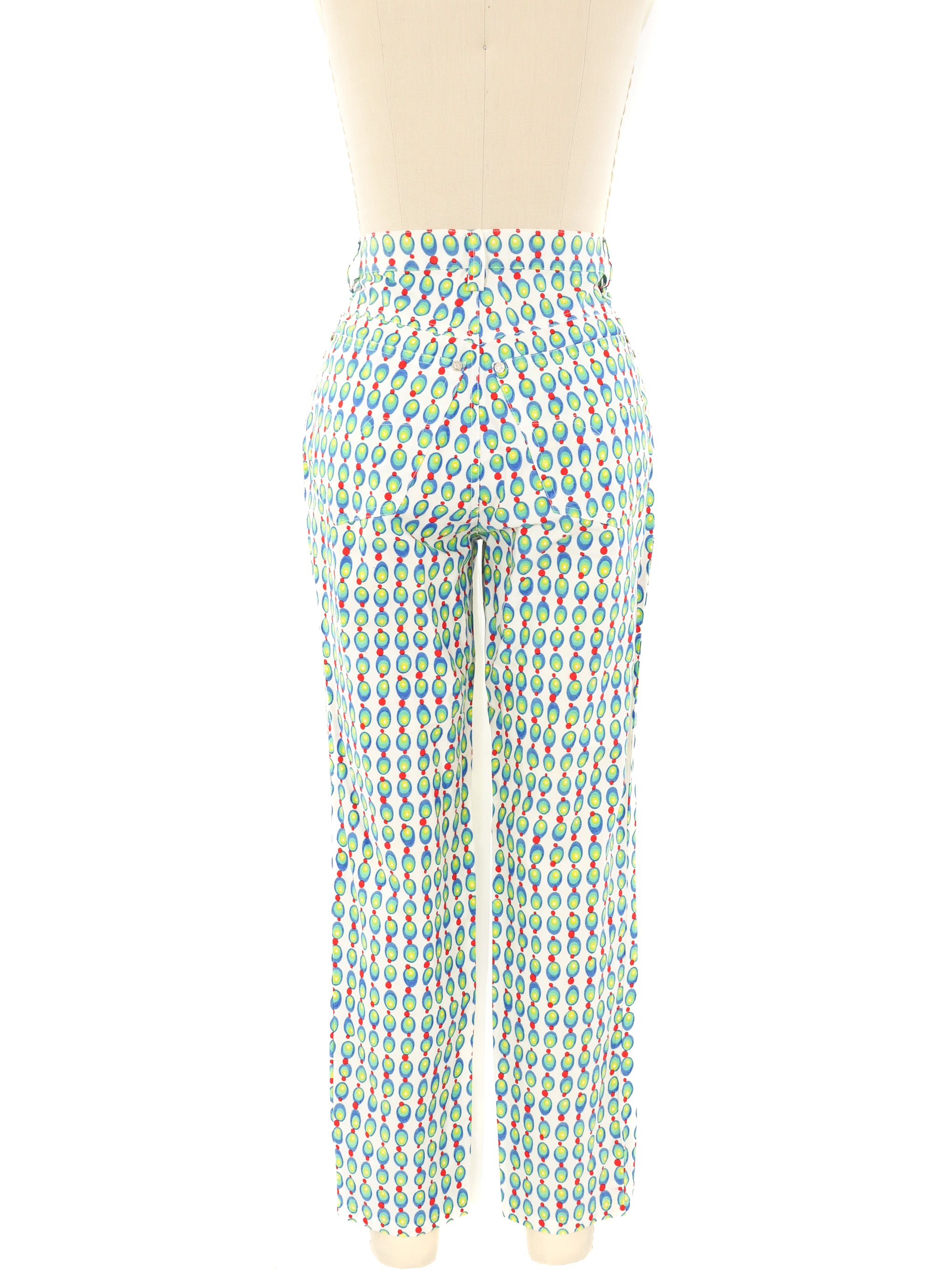 Gianni Versace Dot Printed Pants