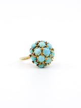 Turquoise Cabochon Cocktail Ring Fine Jewelry arcadeshops.com