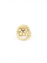 14k Diamond Accented Caged Dome Ring Fine Jewelry arcadeshops.com