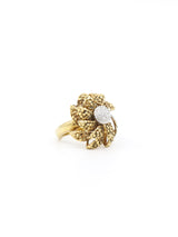 18k Textured Flower Ring Fine Jewelry arcadeshops.com