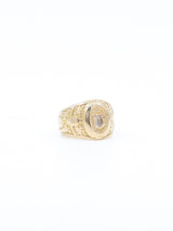 Antique Diamond Accented Signet Ring Fine Jewelry arcadeshops.com