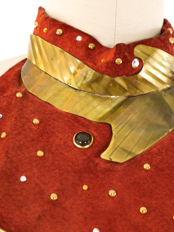 Art To Wear Suede Halter Top Top arcadeshops.com