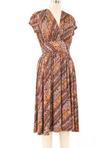 Paraphernalia Printed Jersey Wrap Dress Dress arcadeshops.com