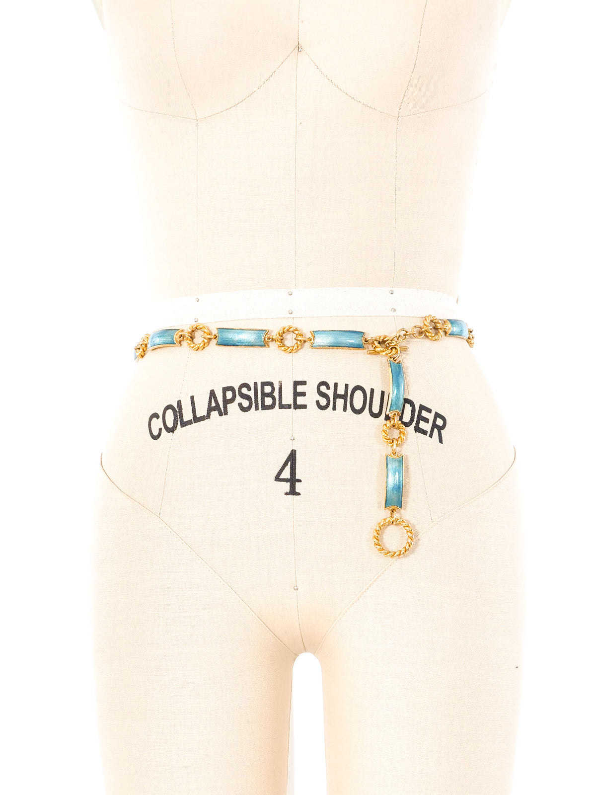 Gucci Enamel Accented Chain Belt display picture 2