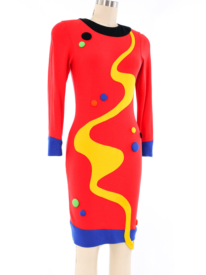 Fabrice Novelty Colorblock Dress Dress arcadeshops.com
