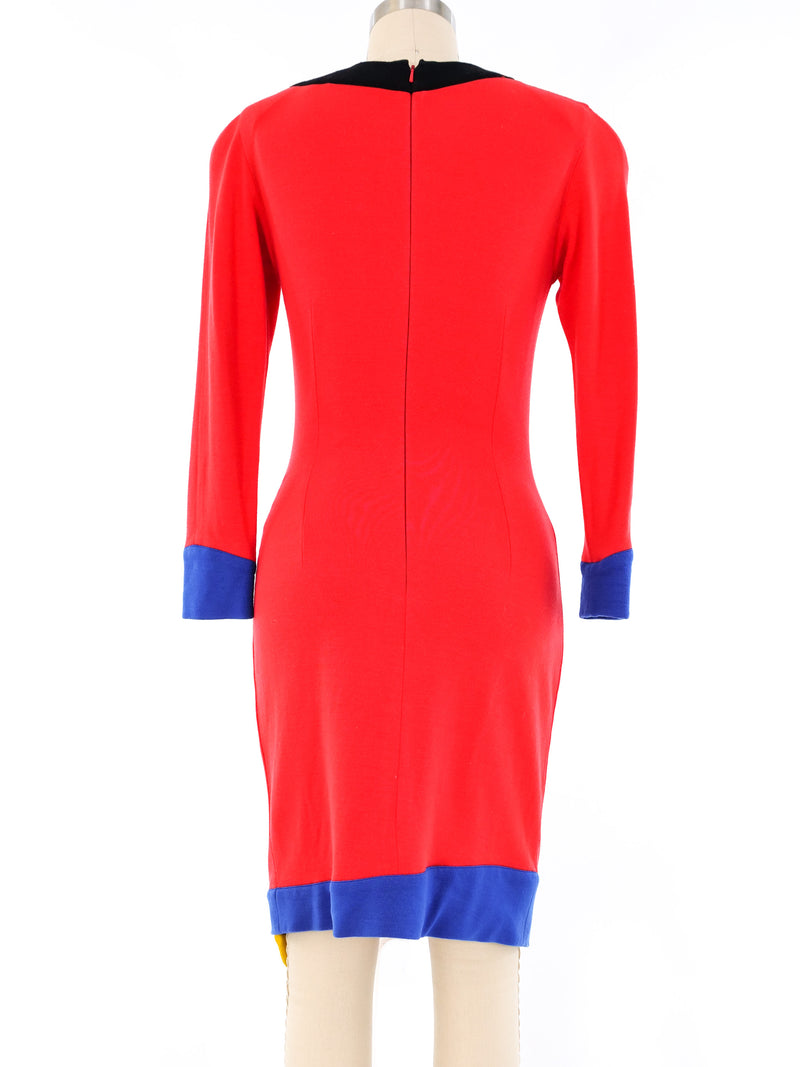 Fabrice Novelty Colorblock Dress Dress arcadeshops.com