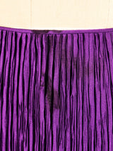 Mary McFadden Violet Plisse Skirt Ensemble Suit arcadeshops.com