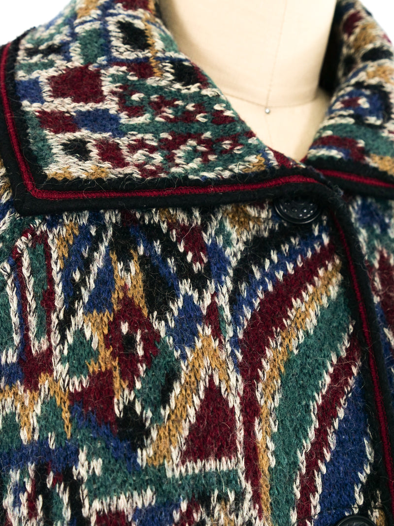 Missoni Wool Knit Coat Outerwear arcadeshops.com