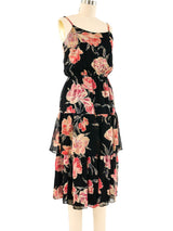 Radley Floral Chiffon Ruffle Dress Dress arcadeshops.com