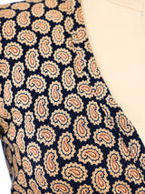 Paisley Printed Jersey Wrap Dress Dress arcadeshops.com