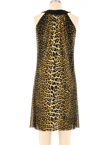 Jean Paul Gaultier Leopard Printed Mini Dress
