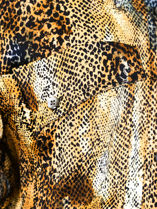 Escada Animal Printed Silk Blouse Top arcadeshops.com