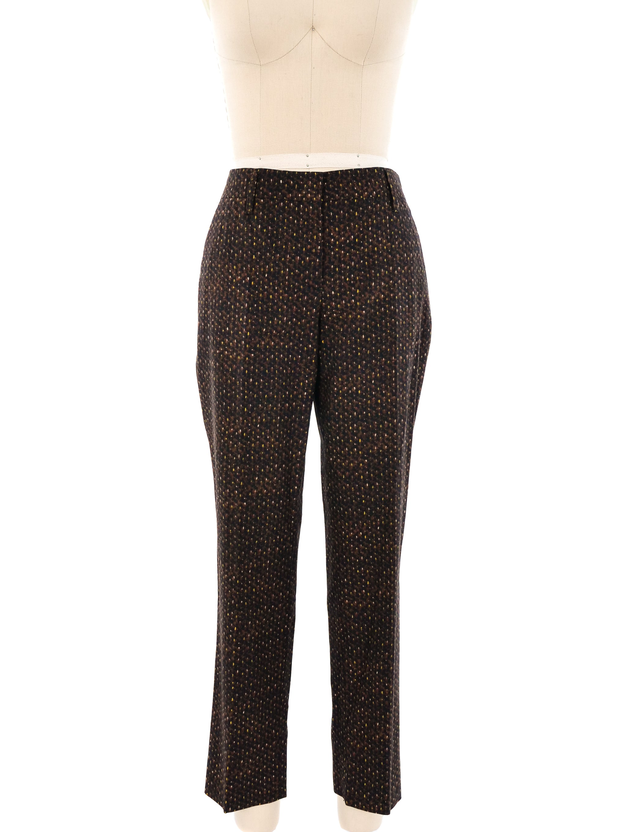 Printed cropped deals trousers