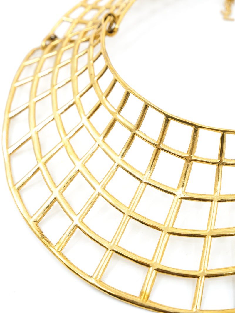 Yves Saint Laurent Caged Collar Necklace Accessory arcadeshops.com