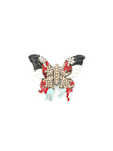 Embellished Oversized Butterfly Brooch Accessory arcadeshops.com