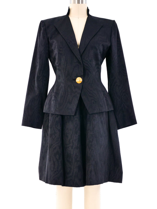 Yves Saint Laurent Moire Skirt Suit Suit arcadeshops.com