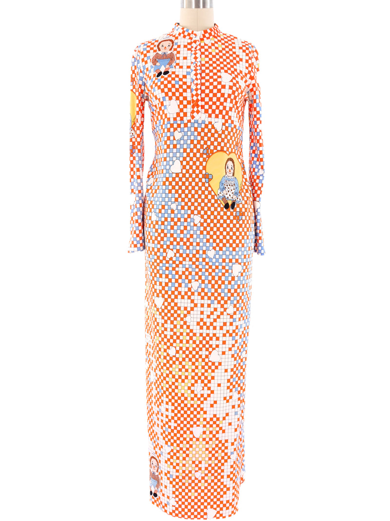 Raggedy Ann and Andy Printed Jersey Dress Dress arcadeshops.com