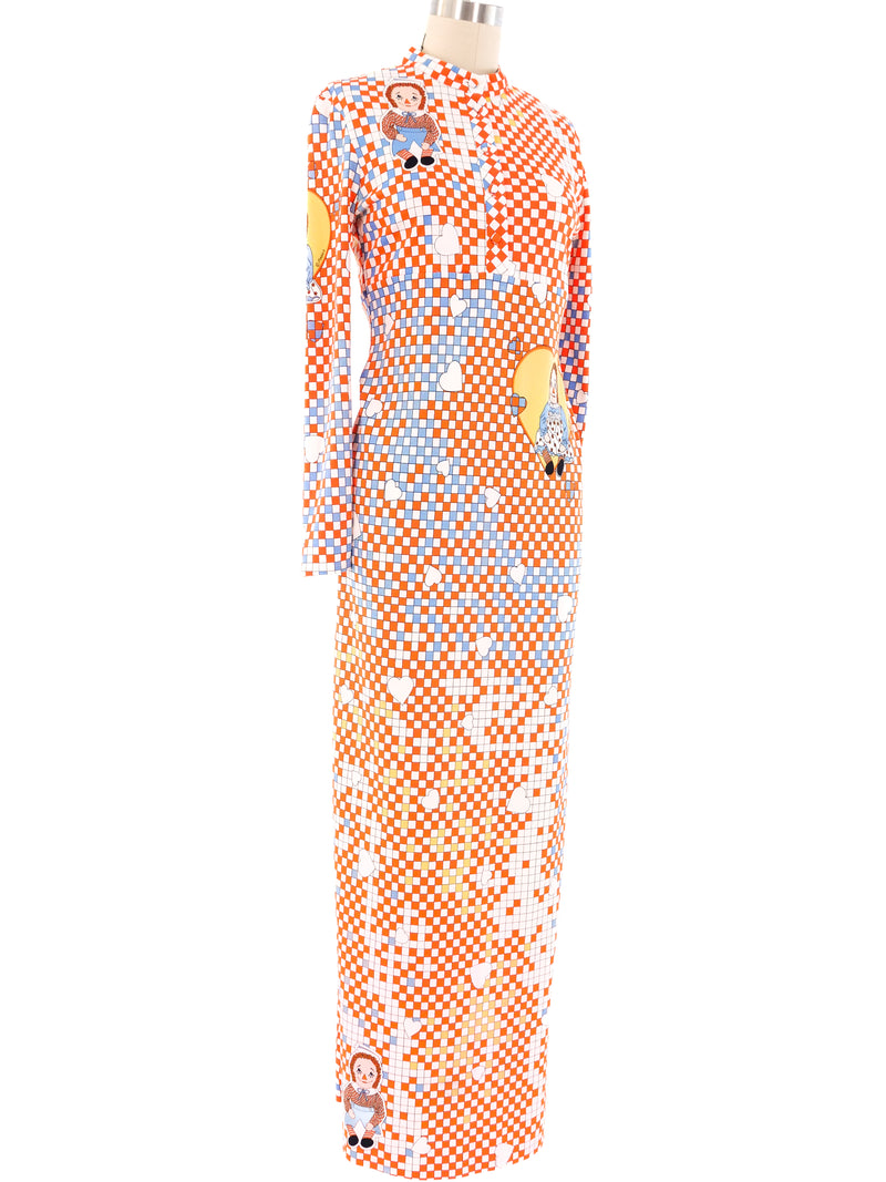 Raggedy Ann and Andy Printed Jersey Dress Dress arcadeshops.com