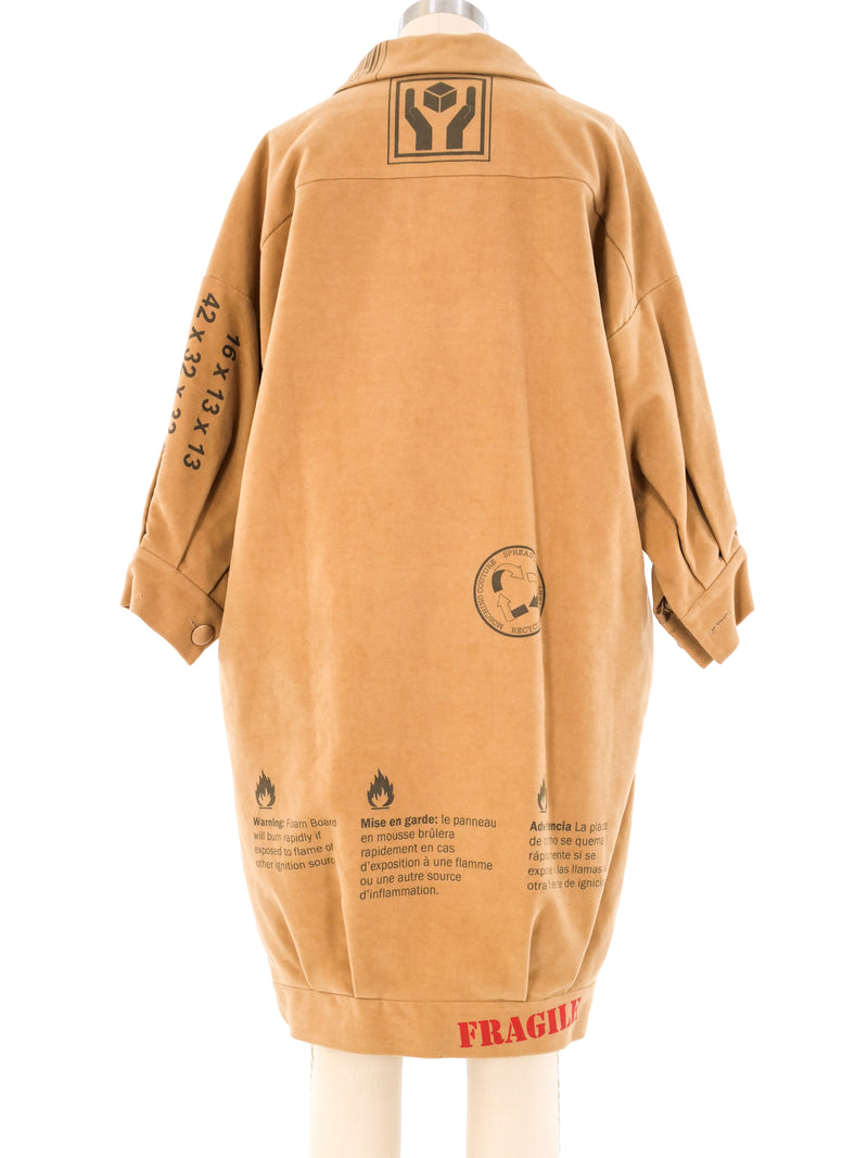 Moschino Freight Printed Camel Dress Dress arcadeshops.com