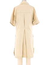 Yves Saint Laurent Lace Up Safari Dress Dress arcadeshops.com