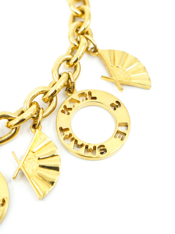 Karl Lagerfeld Charm Necklace Accessory arcadeshops.com