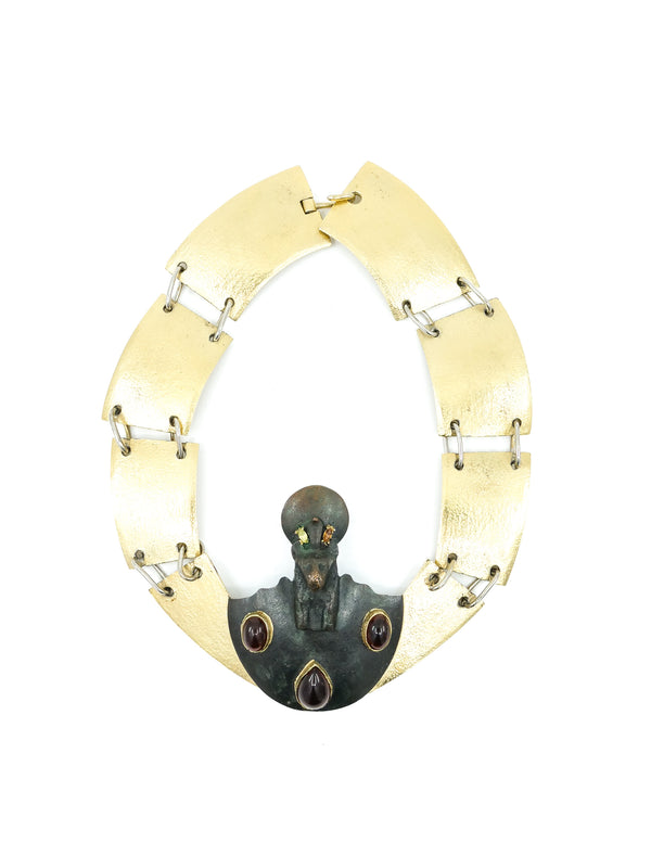Diane Love Trifari Egyptian Collar Necklace Accessory arcadeshops.com