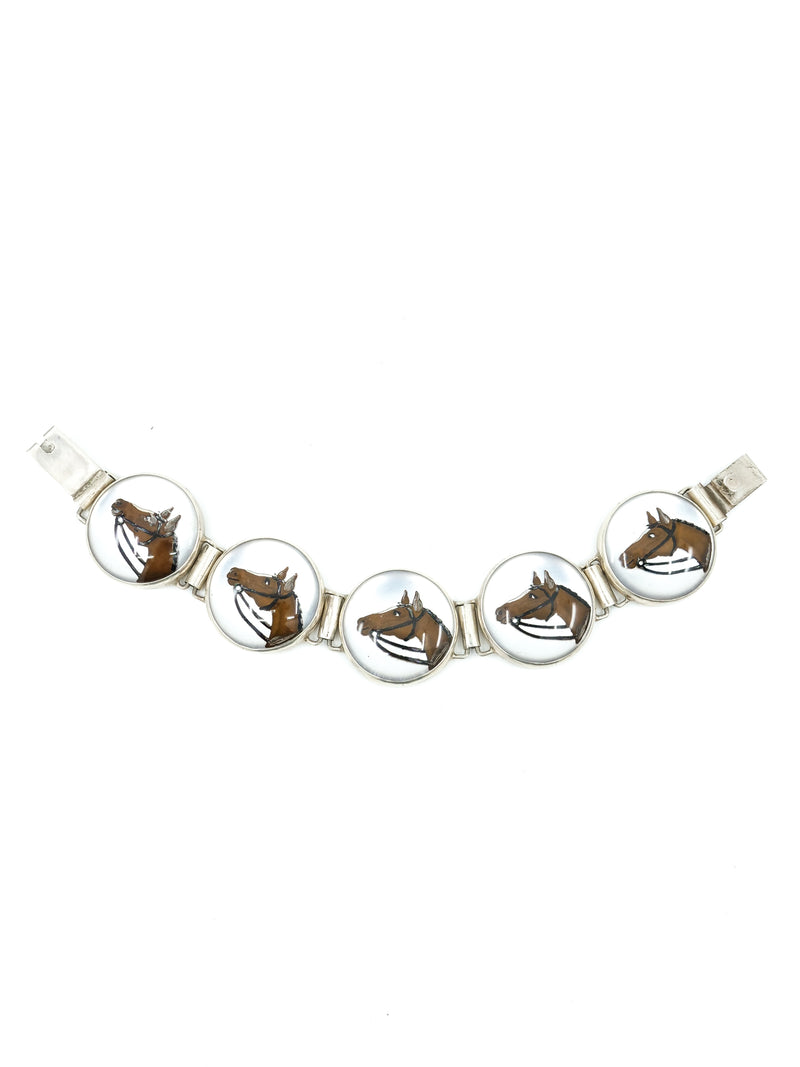 Reverse Carved Horse Bubble Bracelet Accessory arcadeshops.com