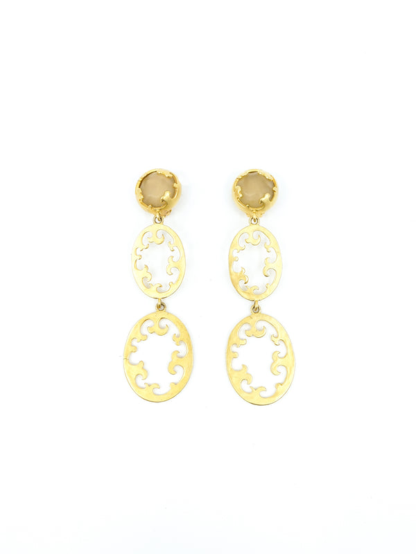 Karl Lagerfeld Openwork Drop Earrings Accessory arcadeshops.com