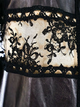 Christian Dior Leather and Lace Dress Dress arcadeshops.com