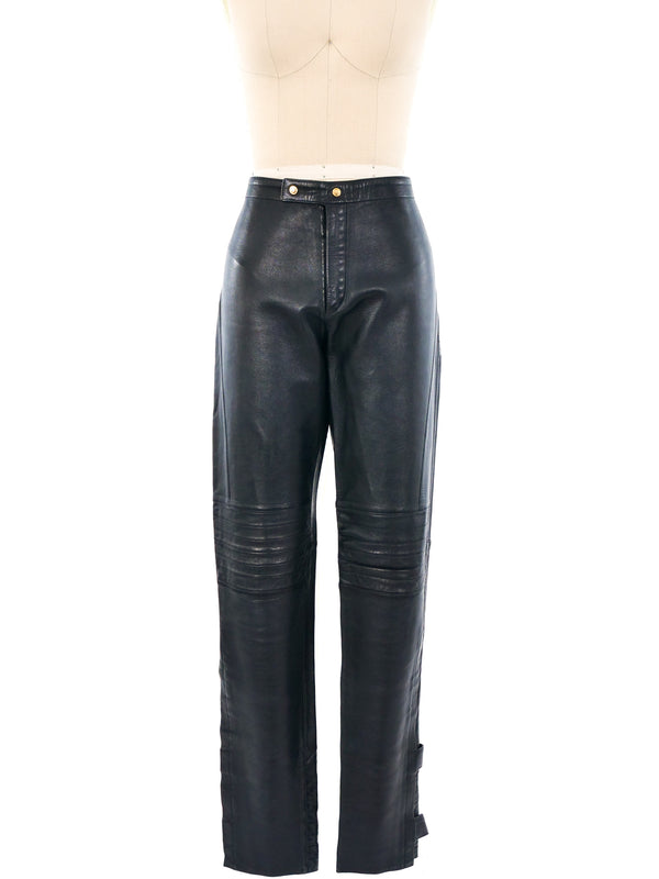 Gucci Leather Biker Pants Bottom arcadeshops.com