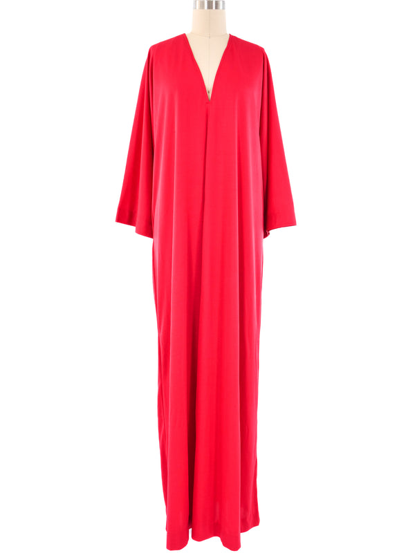 Halston IV Fuschia Jersey Caftan Dress arcadeshops.com