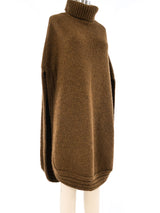 Gucci Chocolate Wool Poncho Outerwear arcadeshops.com