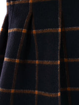 Galanos Windowpane Wool Coat Outerwear arcadeshops.com