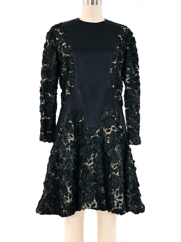 Geoffrey Beene Floral Lace Panel Dress Dress arcadeshops.com